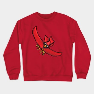 Colorful Cartoon Bird 6 Crewneck Sweatshirt